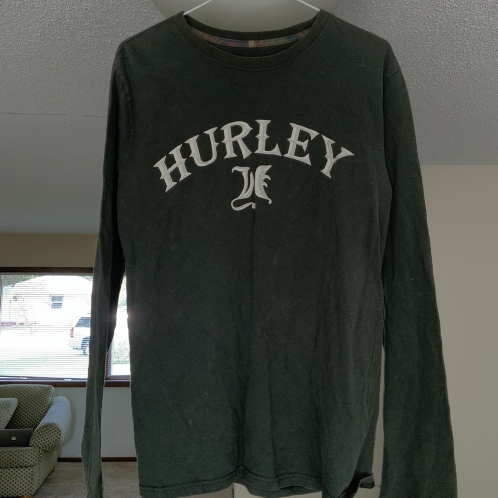 Hurly Dark Green Medium Longsleeve